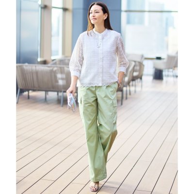 自由区 L 【SHIHOさん着用】ハイカウントカーゴ パンツ