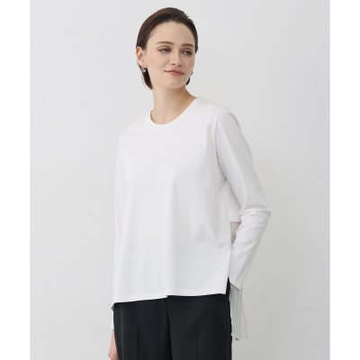 ICB L シフォンプリーツコンビ カットソー