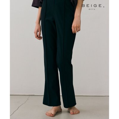 BEIGE， 【BEIGE、ecru/WEB限定】RIB BOTTOMS / ウ