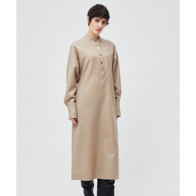 BEIGE， TERNES / ドルマンスリーブウールワンピース