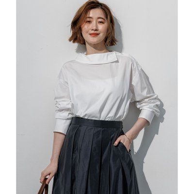 23区 CANCLINI ボートネックデザイン ブラウス