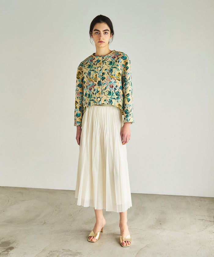グレースコンチネンタル GRACE CONTINENTAL フラワージャガードノ