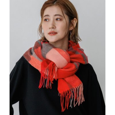 23区 【Oggi掲載】カシミヤ チェック マフラー