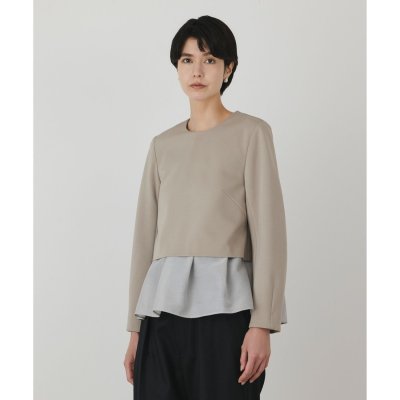 GRACE CONTINENTAL シアーフレアカットトップ