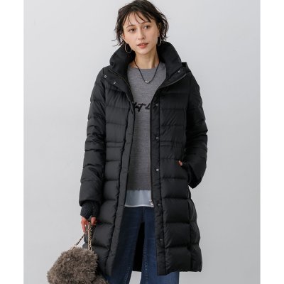 23区（大きいサイズ） 【一部予約】シレータフタ ロング ダウンコート
