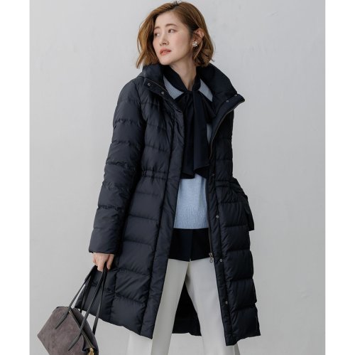 23区（大きいサイズ） 【一部予約】シレータフタ ロング ダウンコート 
