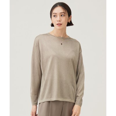 自由区 L 【洗える】シャイニールレックス ニット