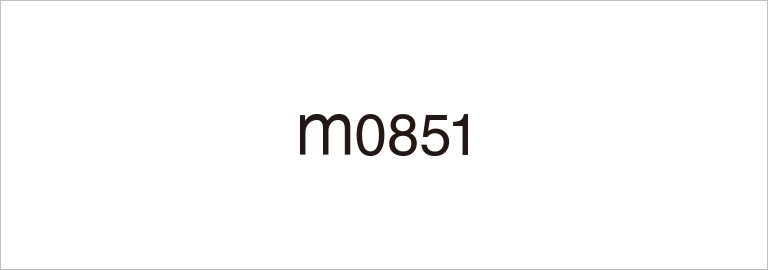 m0851（エム　ゼロ　エイト　ファイブ　ワン）
